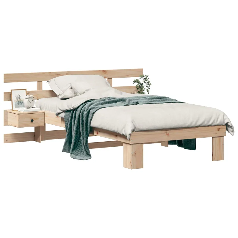 Lovos rėmas Ruda 80 x 200 cm Kietos pušies mediena