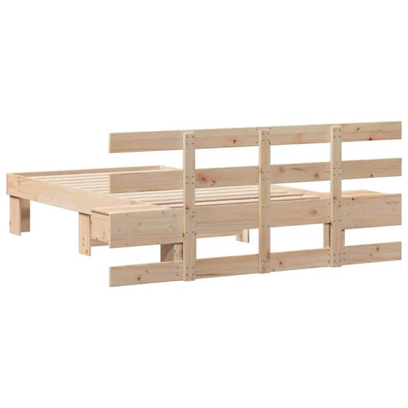 Lovos rėmas Ruda 75 x 190 cm Kietos pušies mediena