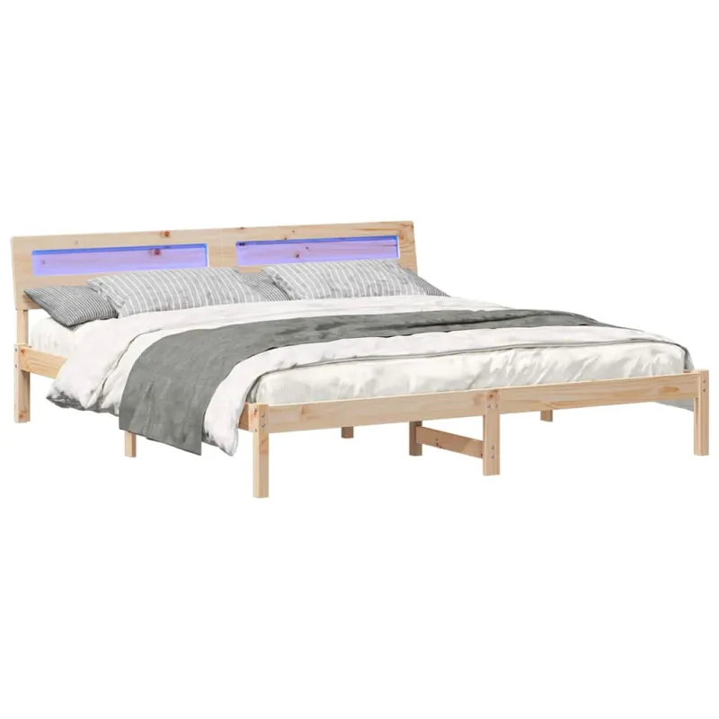 Lovos rėmas Ruda 180 x 200 cm Kietos pušies mediena