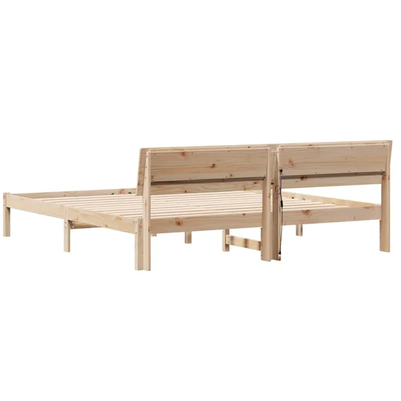 Lovos rėmas Ruda 180 x 200 cm Kietos pušies mediena