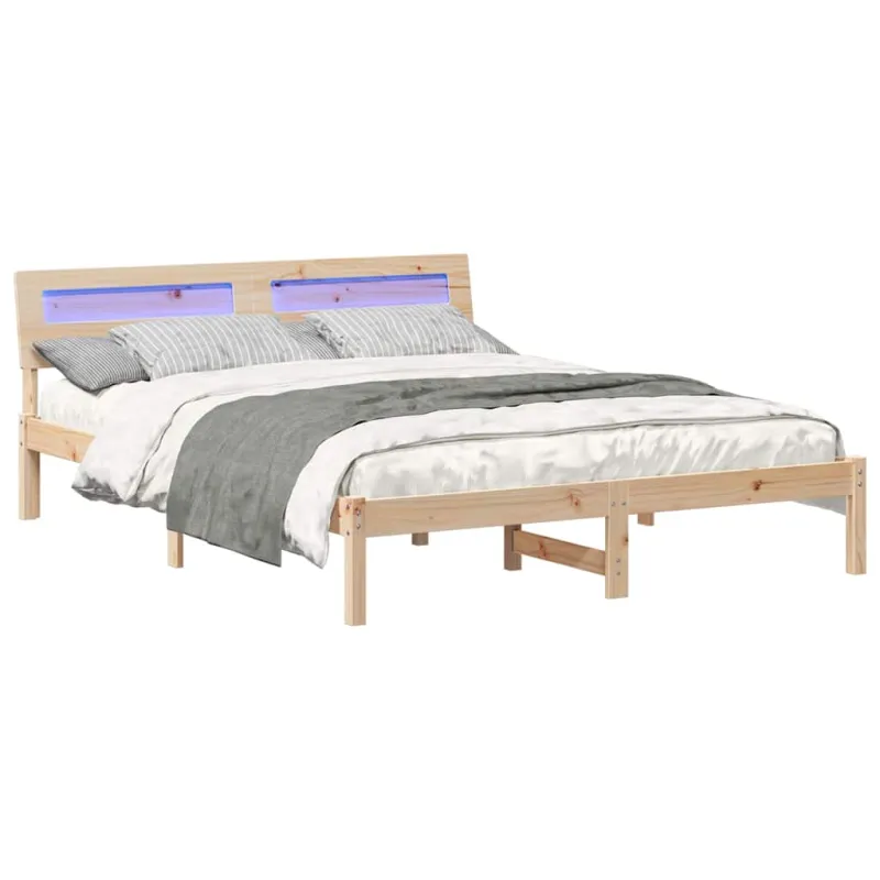 Lovos rėmas Ruda 150 x 200 cm Kietos pušies mediena