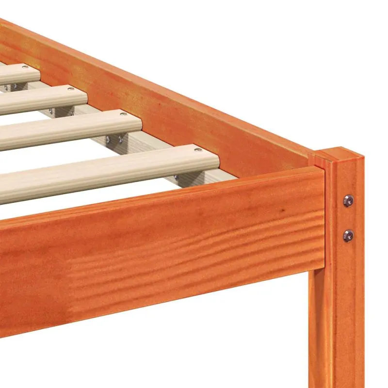 Lovos rėmas Vaško ruda 150 x 200 cm Kietos pušies mediena