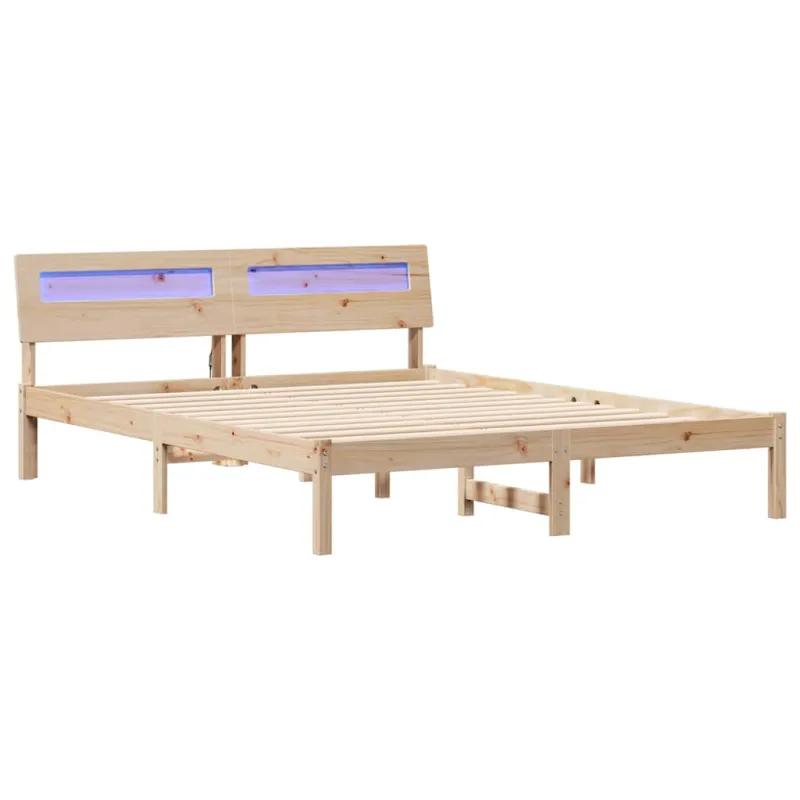 Lovos rėmas Ruda 140 x 200 cm Kietos pušies mediena