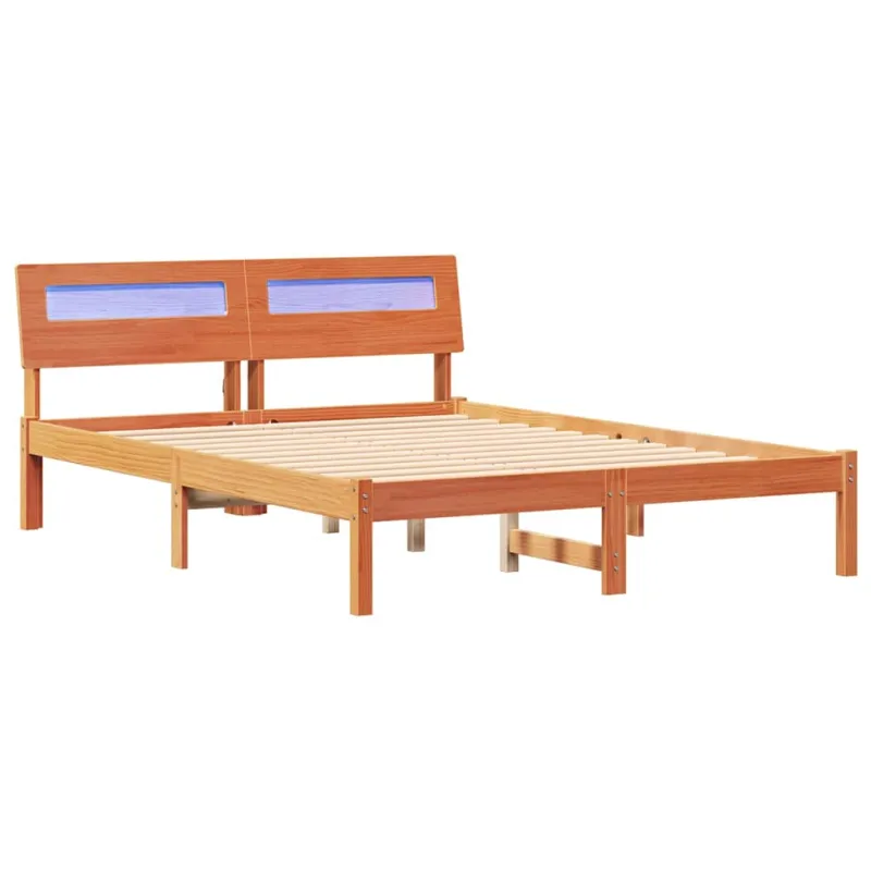 Lovos rėmas Vaško ruda 120 x 200 cm Kietos pušies mediena
