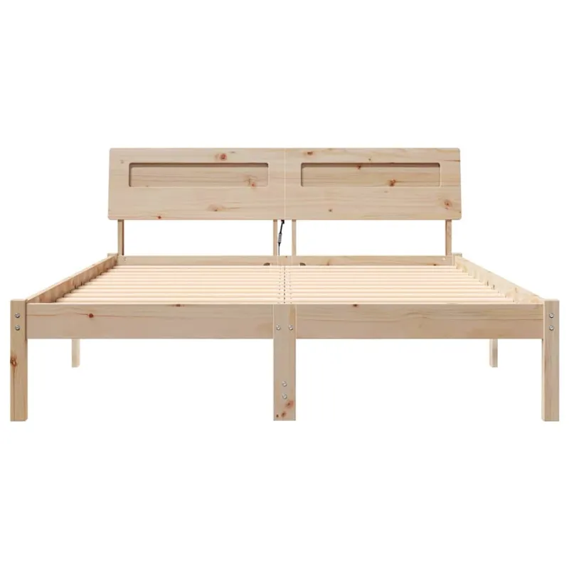 Lovos rėmas Ruda 135 x 190 cm Kietos pušies mediena