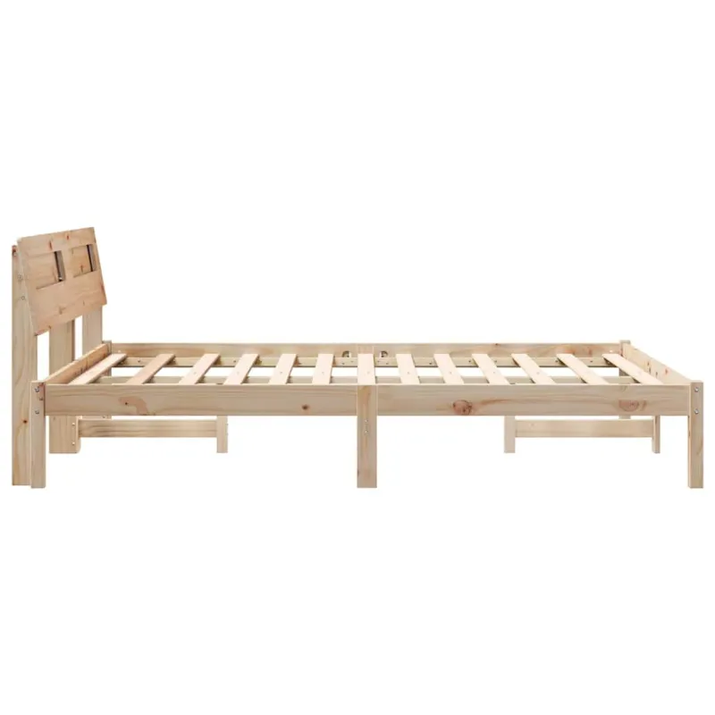 Lovos rėmas Ruda 135 x 190 cm Kietos pušies mediena