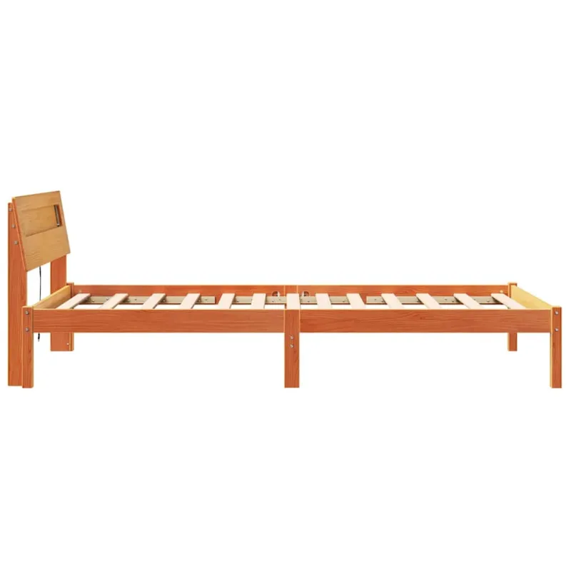 Lovos rėmas Vaško ruda 90 x 200 cm Kietos pušies mediena