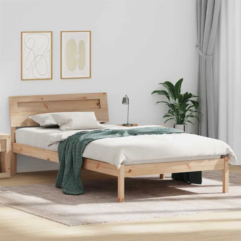 Lovos rėmas Ruda 75 x 190 cm Kietos pušies mediena