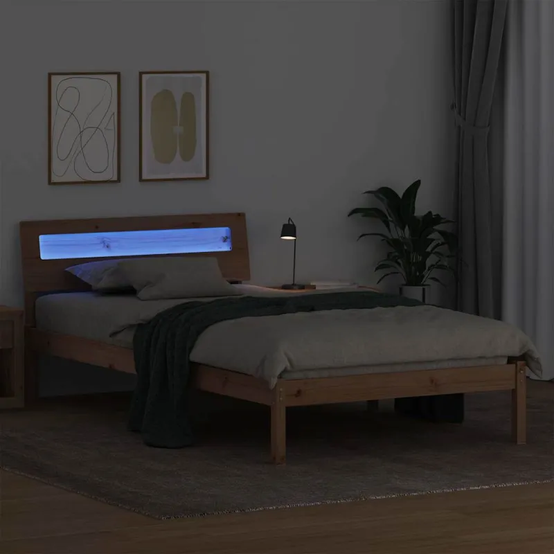 Lovos rėmas Ruda 75 x 190 cm Kietos pušies mediena