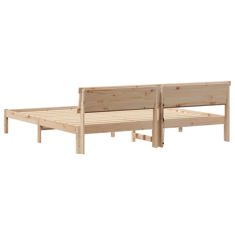 Lovos rėmas Ruda 180 x 200 cm Kietos pušies mediena