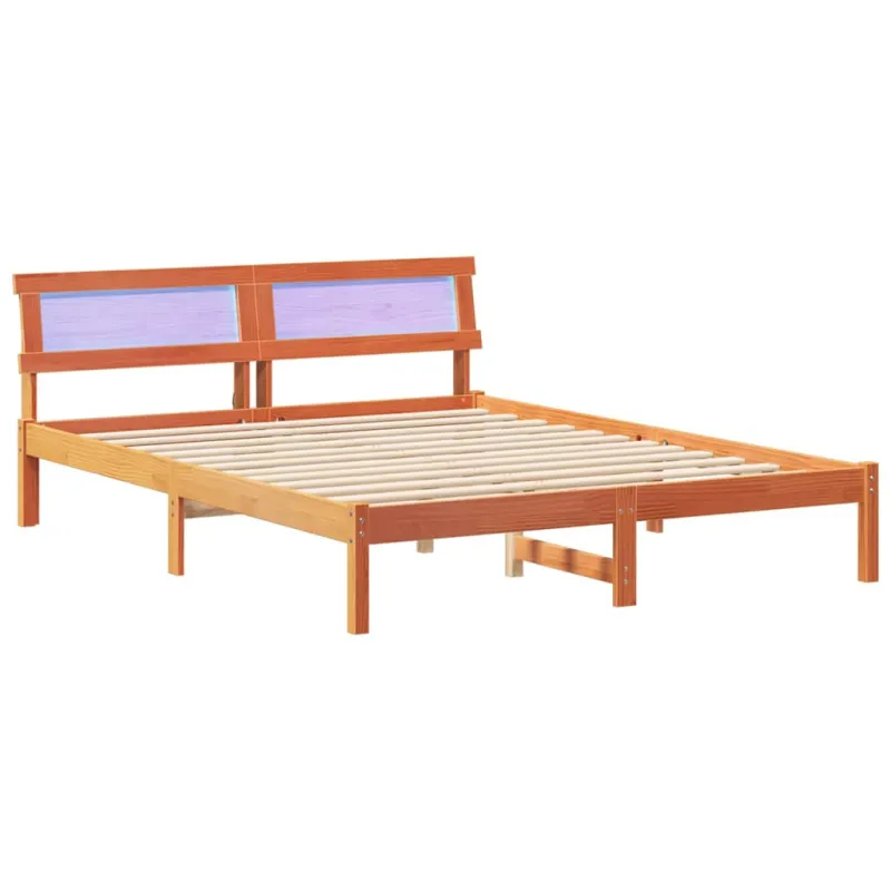 Lovos rėmas Vaško ruda 160 x 200 cm Kietos pušies mediena
