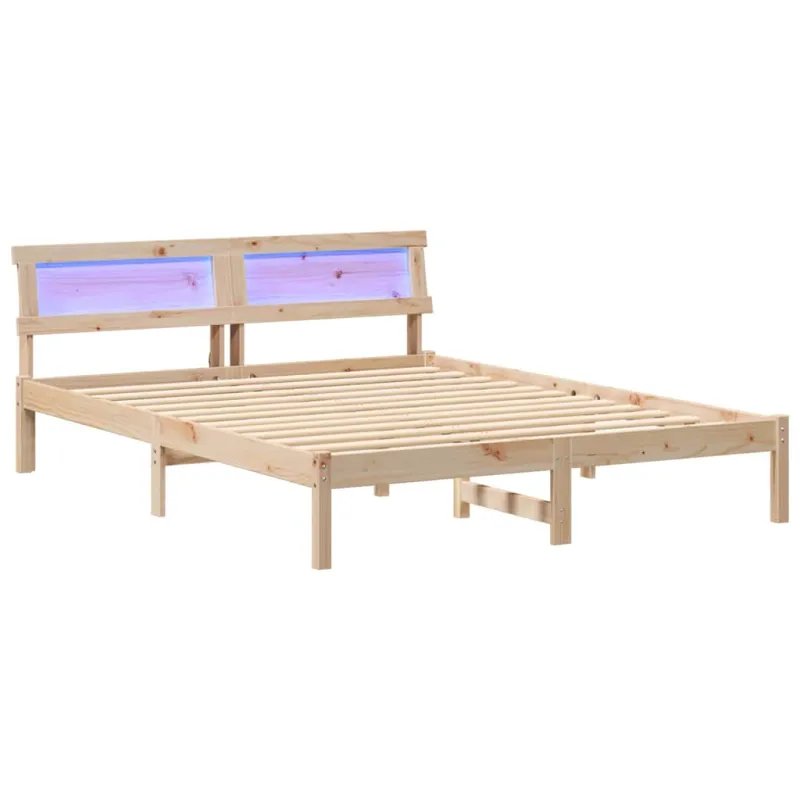 Lovos rėmas Ruda 150 x 200 cm Kietos pušies mediena