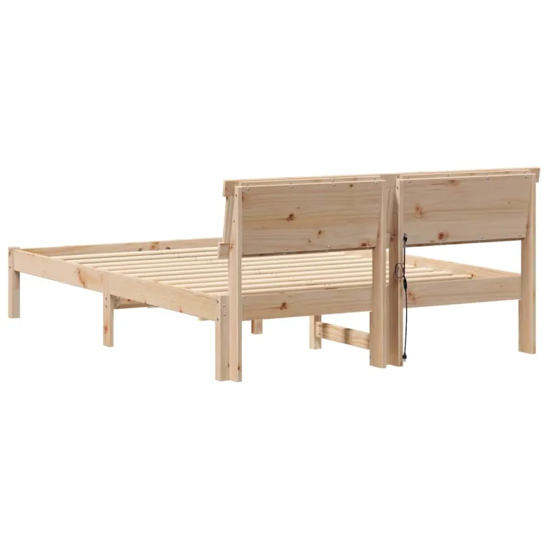 Lovos rėmas Ruda 135 x 190 cm Kietos pušies mediena