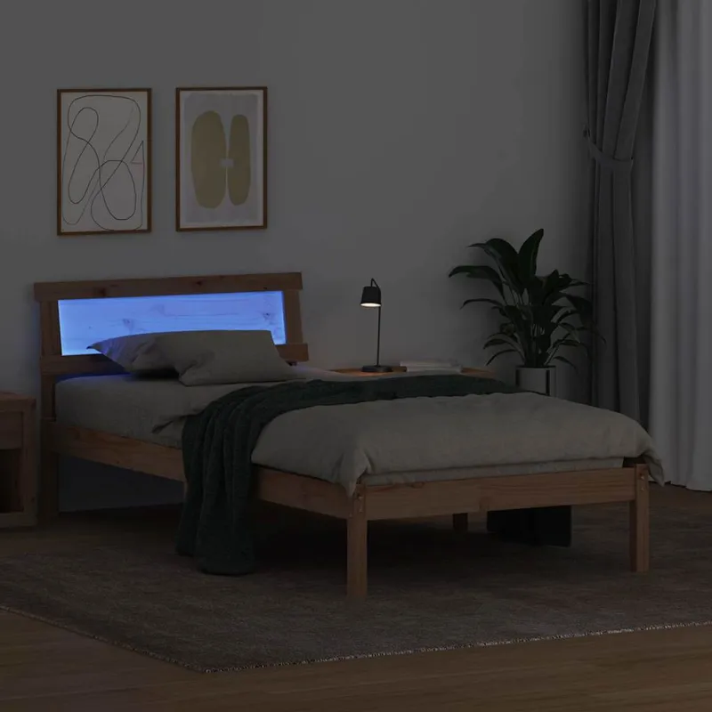Lovos rėmas Ruda 100 x 200 cm Kietos pušies mediena