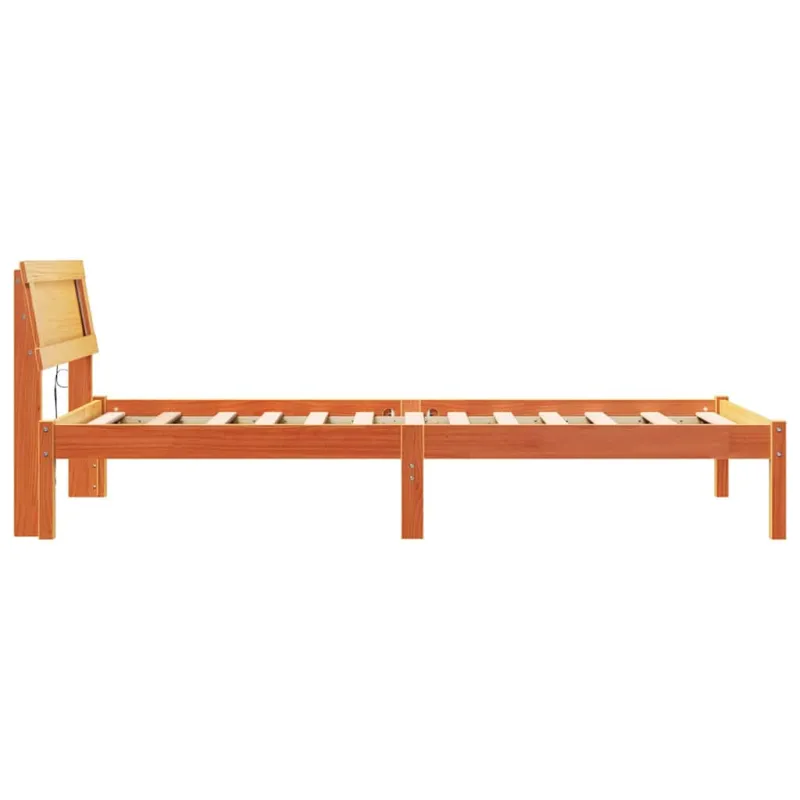 Lovos rėmas Vaško ruda 80 x 200 cm Kietos pušies mediena