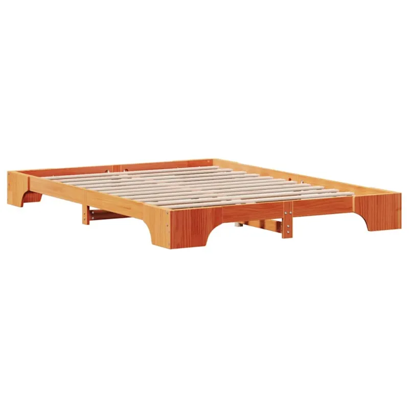 Lovos rėmas Vaško ruda 150 x 200 cm Kietos pušies mediena