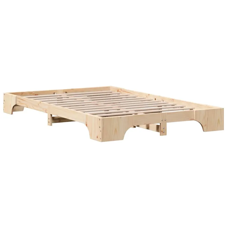 Lovos rėmas Natūrali 120 x 190 cm Kietos pušies mediena