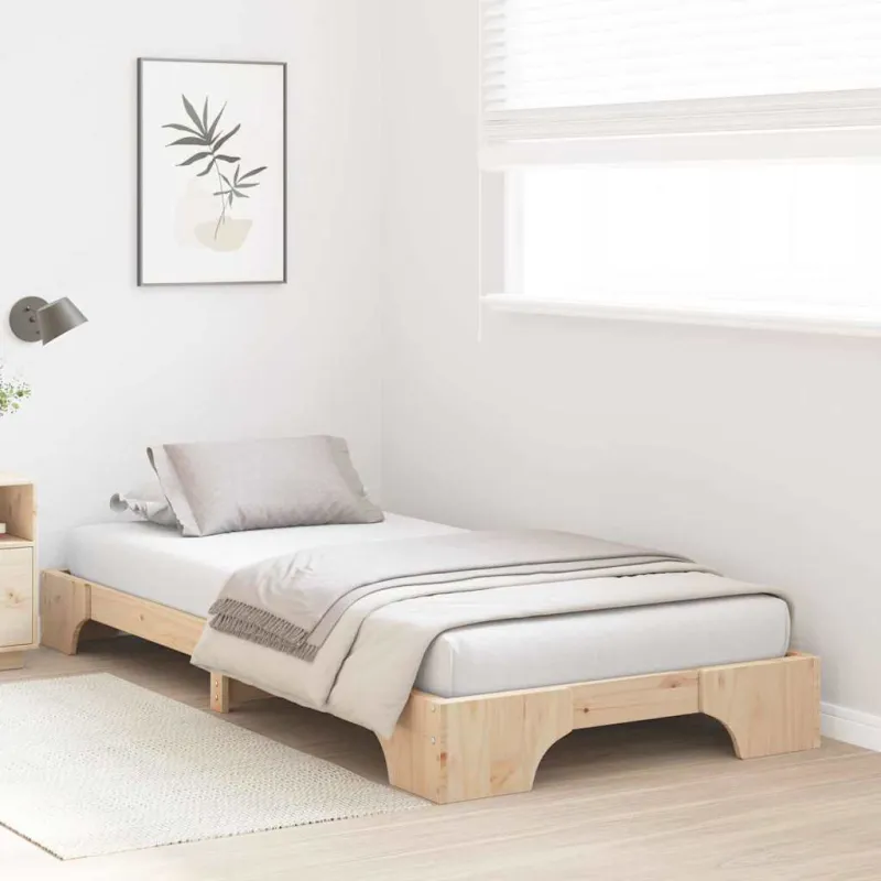 Lovos rėmas Kietos pušies mediena 90 x 200 cm Pušies masyvas