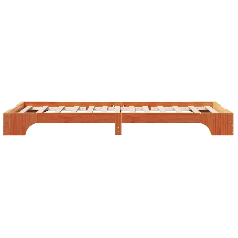 Lovos rėmas Vaško ruda 90 x 200 cm Kietos pušies mediena