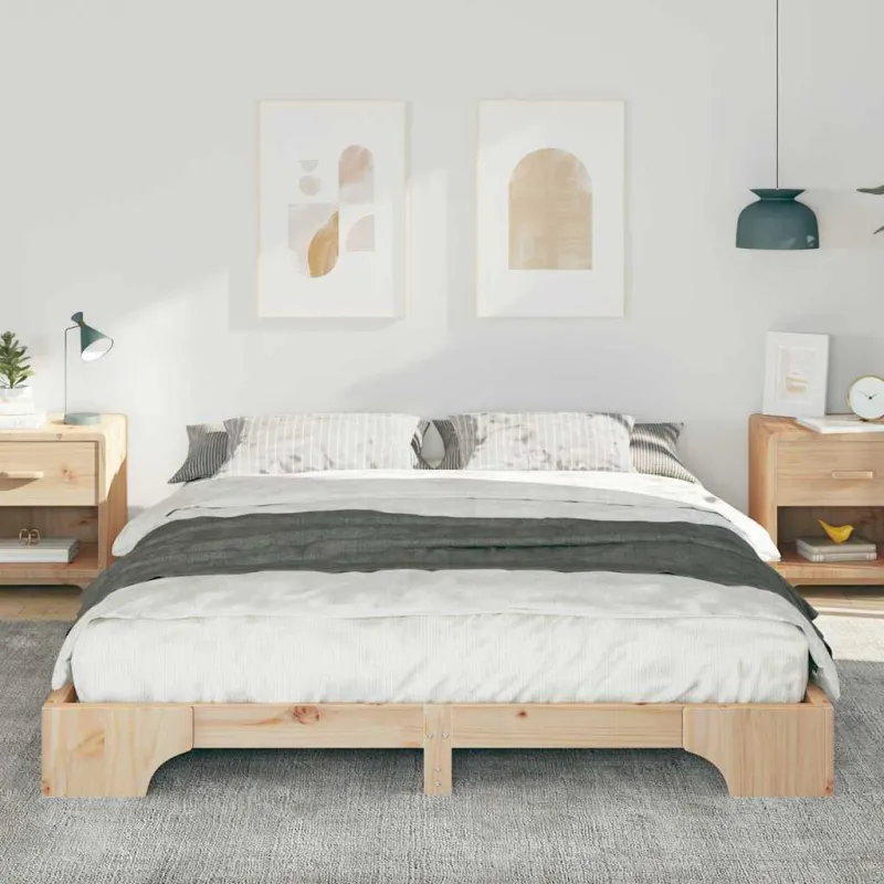 Lovos rėmas Ruda 160 x 210 cm Kietos pušies mediena