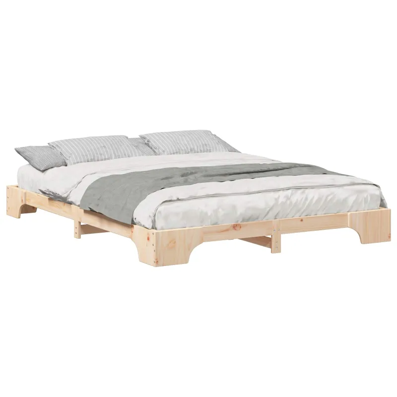 Lovos rėmas Ruda 160 x 220 cm Kietos pušies mediena