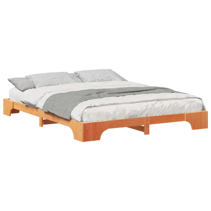 Lovos rėmas Ruda 160 x 220 cm Kietos pušies mediena