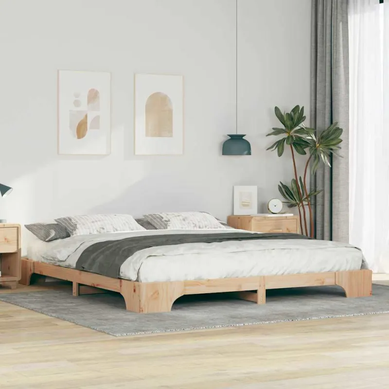 Lovos rėmas Ruda 180 x 220 cm Kietos pušies mediena