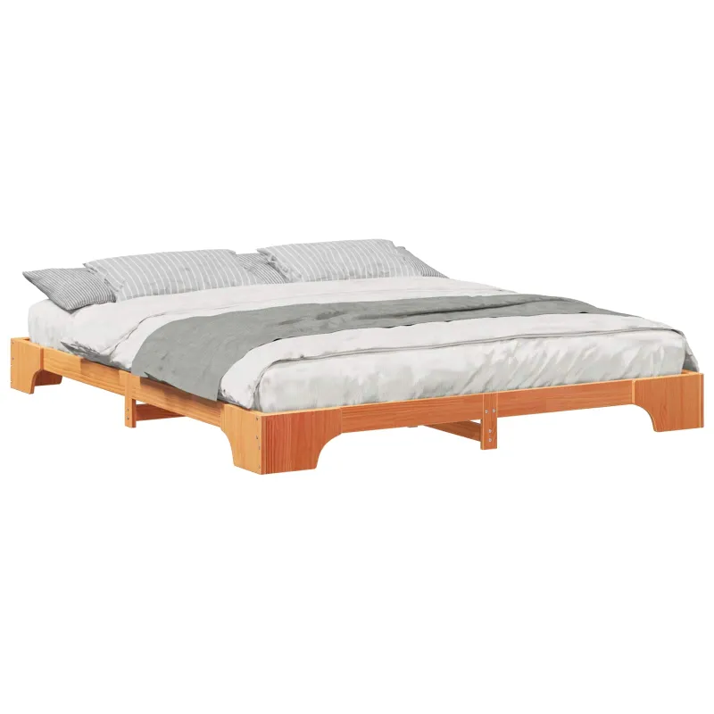 Lovos rėmas Ruda 180 x 220 cm Kietos pušies mediena