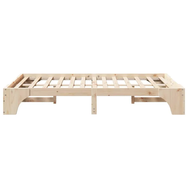 Lovos rėmas Natūrali 140 x 190 cm Kietos pušies mediena