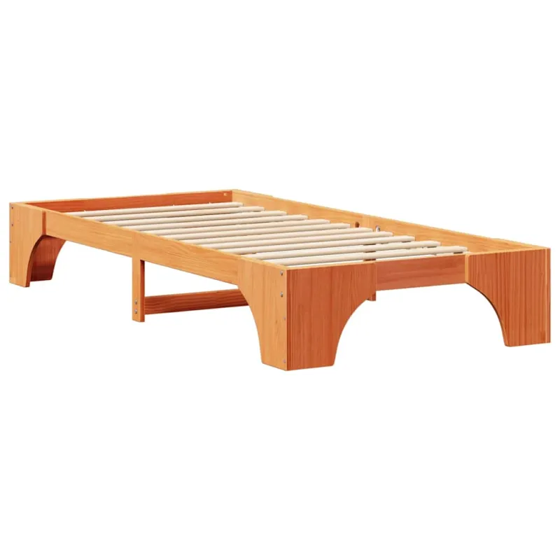 Lovos rėmas Vaško ruda 100 x 200 cm Kietos pušies mediena