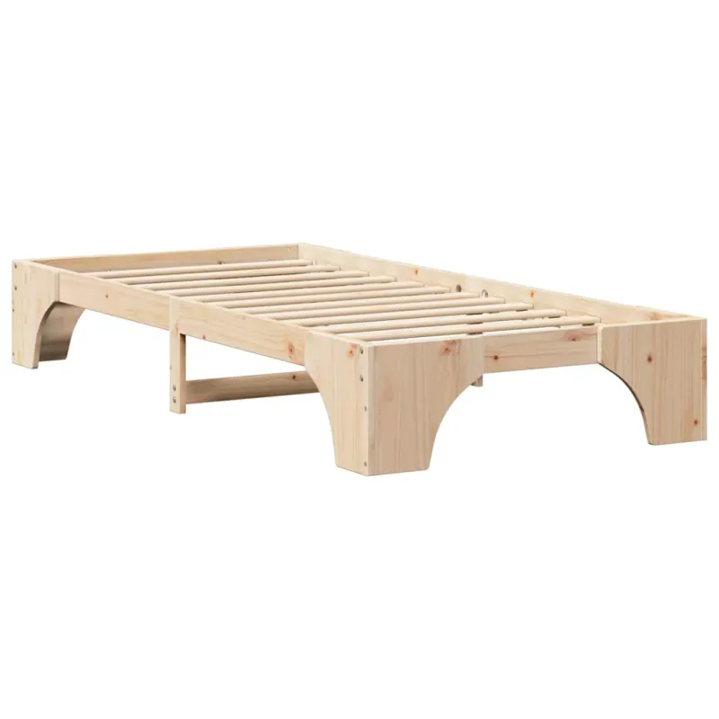 Lovos rėmas Natūrali 90 x 190 cm Kietos pušies mediena