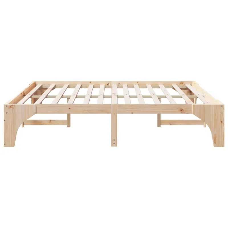 Lovos rėmas Ruda 200 x 200 cm Kietos pušies mediena