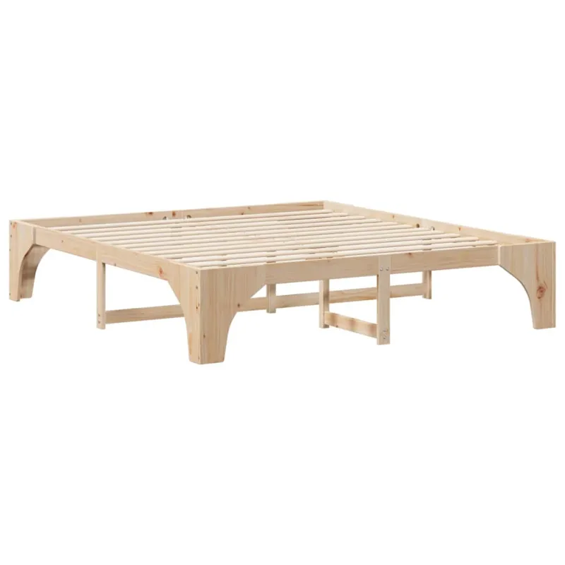 Lovos rėmas Ruda 180 x 200 cm Kietos pušies mediena