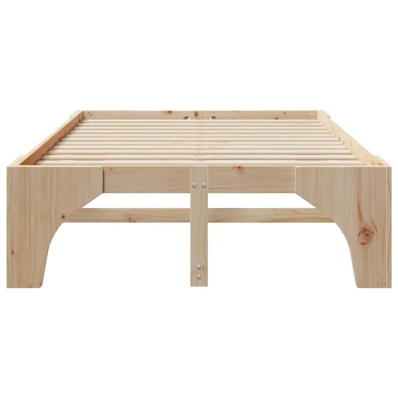 Lovos rėmas Ruda 135 x 190 cm Kietos pušies mediena