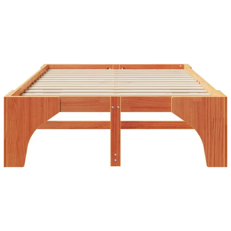 Lovos rėmas Ruda 135 x 190 cm Kietos pušies mediena