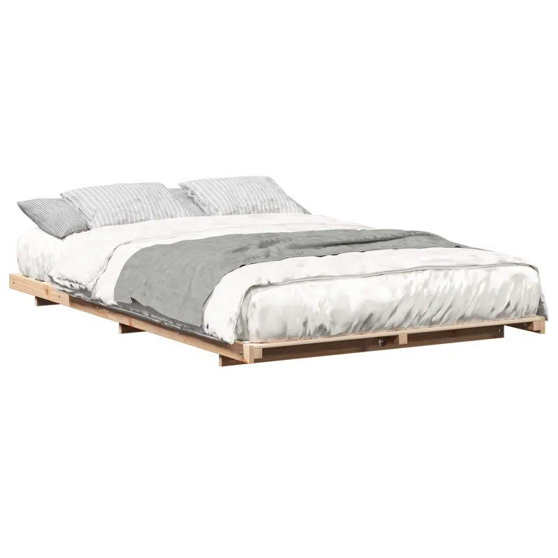 Lovos rėmas Ruda 135 x 190 cm Kietos pušies mediena