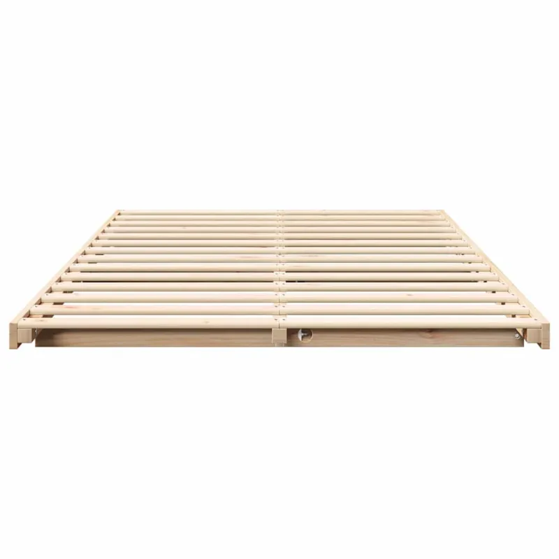 Lovos rėmas Ruda 135 x 190 cm Kietos pušies mediena