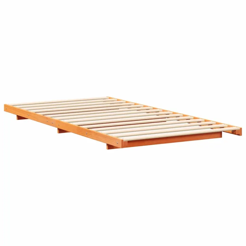 Lovos rėmas Vaško ruda 90 x 200 cm Kietos pušies mediena