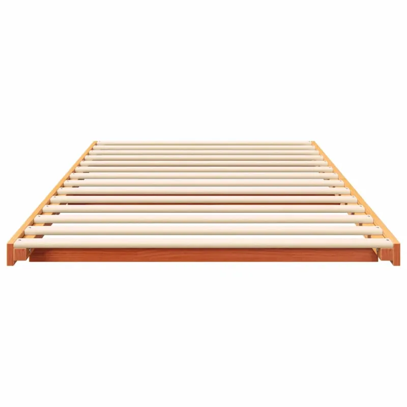 Lovos rėmas Vaško ruda 90 x 200 cm Kietos pušies mediena