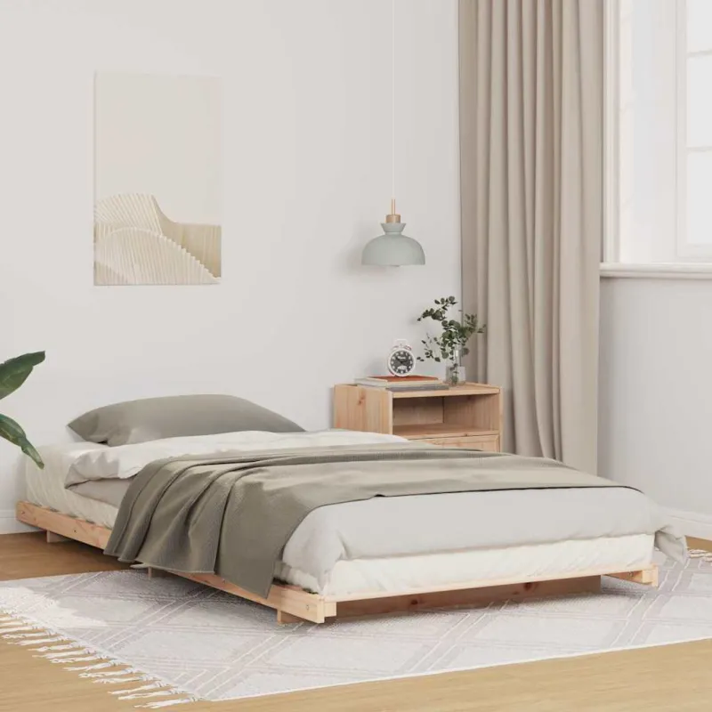 Lovos rėmas Ruda 75 x 190 cm Kietos pušies mediena