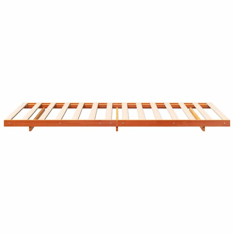 Lovos rėmas Vaško ruda 80 x 210 cm Kietos pušies mediena