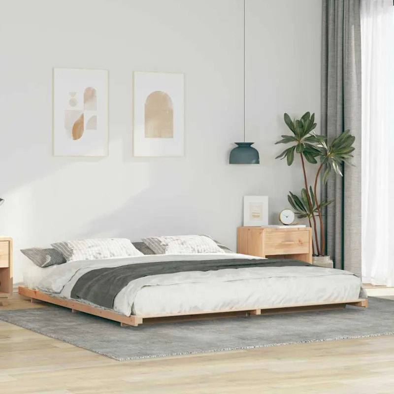 Lovos rėmas Ruda 180 x 210 cm Kietos pušies mediena