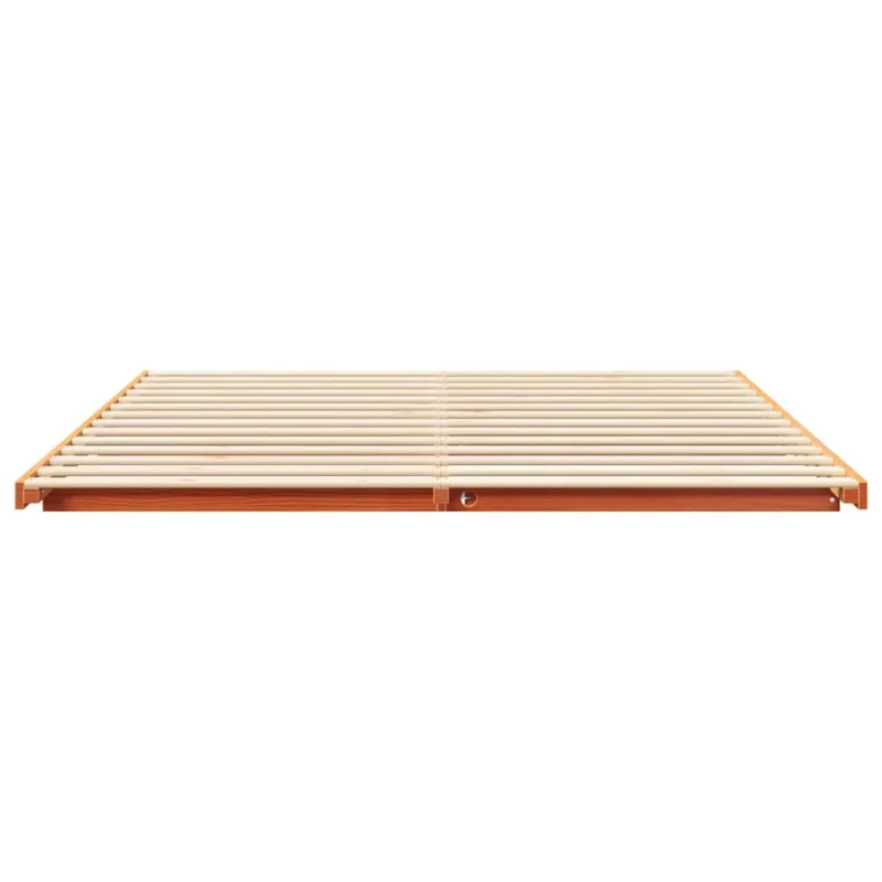 Lovos rėmas Vaško ruda 200 x 220 cm Kietos pušies mediena