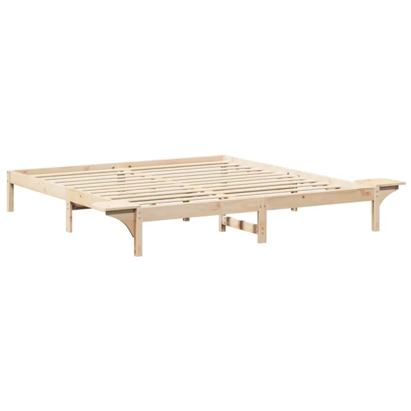 Lovos rėmas Natūrali 180 x 200 cm Kietos pušies mediena