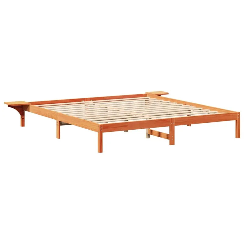 Lovos rėmas Vaško ruda 180 x 200 cm Kietos pušies mediena