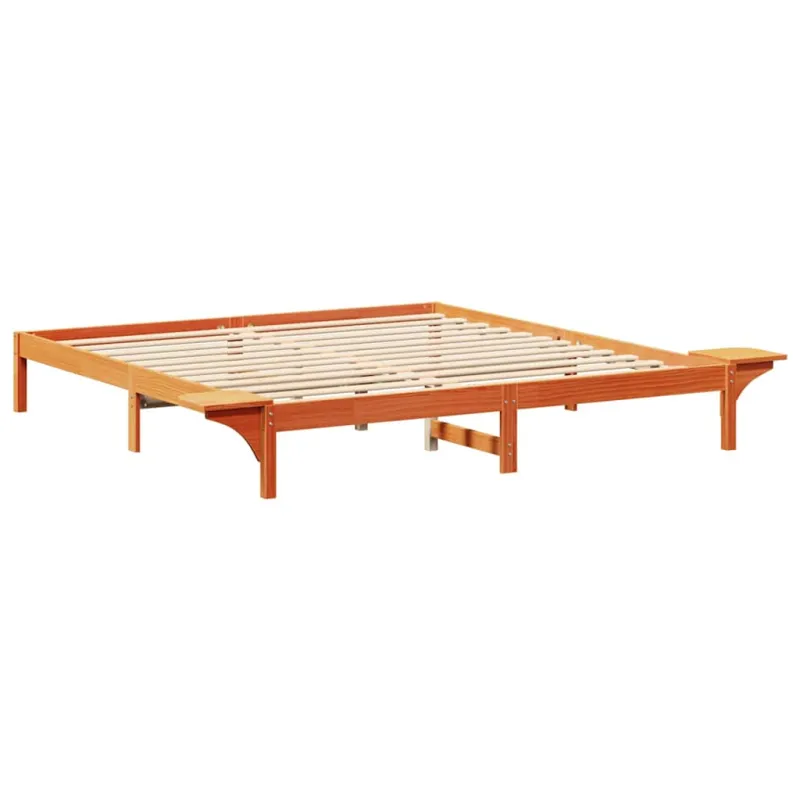 Lovos rėmas Vaško ruda 180 x 200 cm Kietos pušies mediena