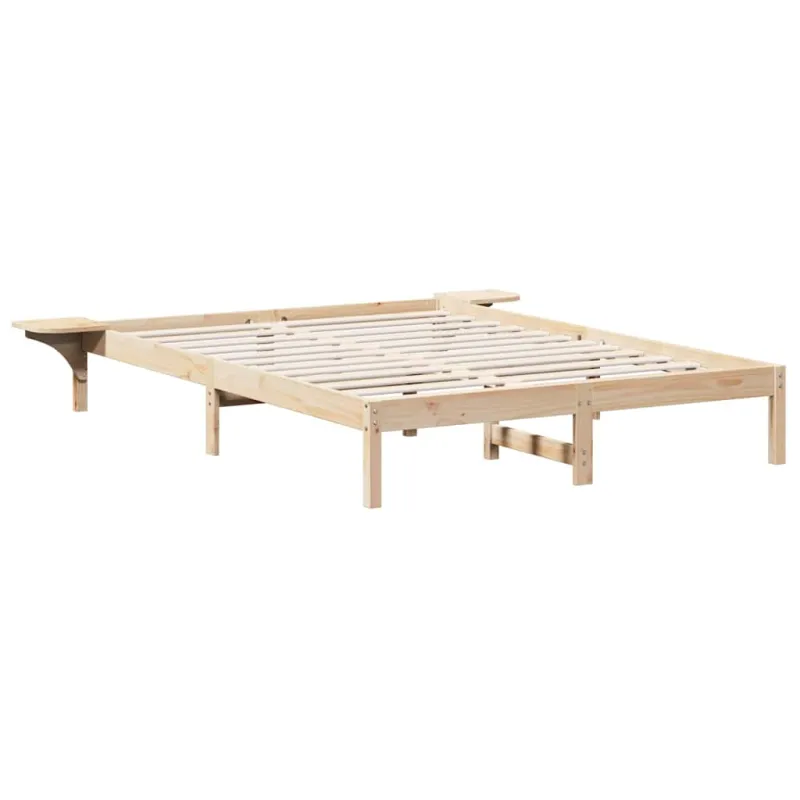 Lovos rėmas Natūrali 160 x 200 cm Kietos pušies mediena