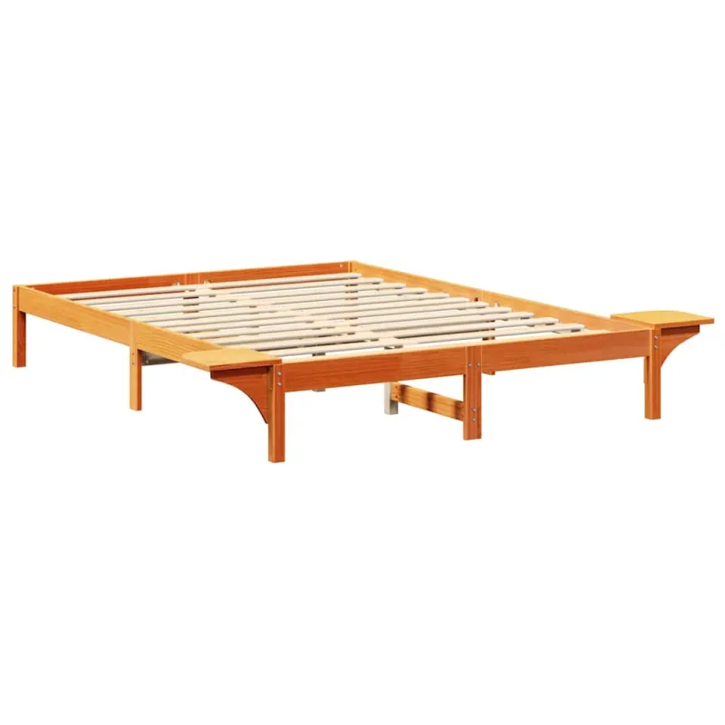 Lovos rėmas Vaško ruda 140 x 200 cm Kietos pušies mediena