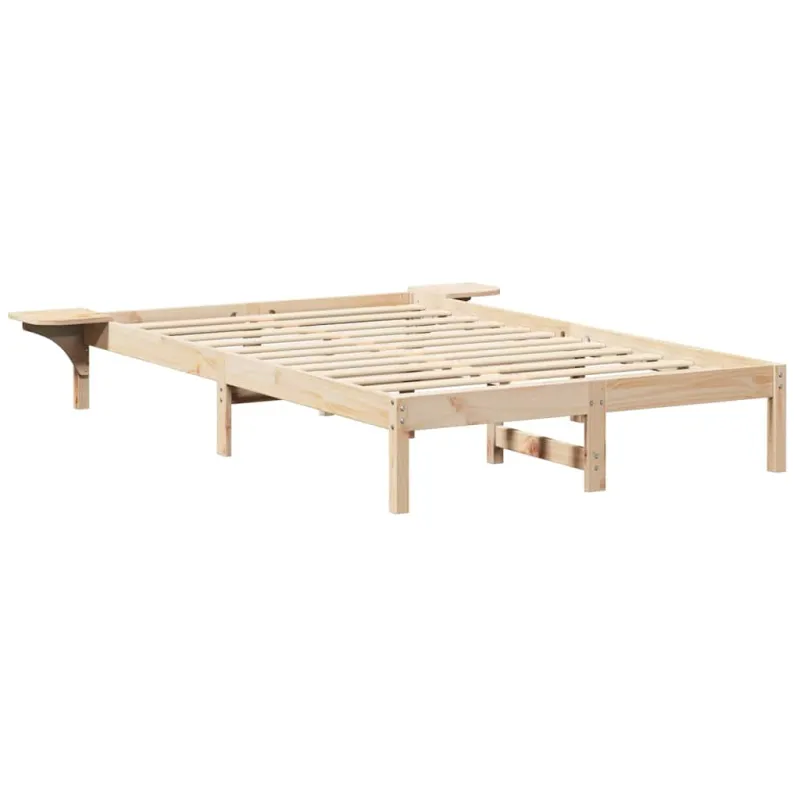 Lovos rėmas Natūrali 120 x 200 cm Kietos pušies mediena