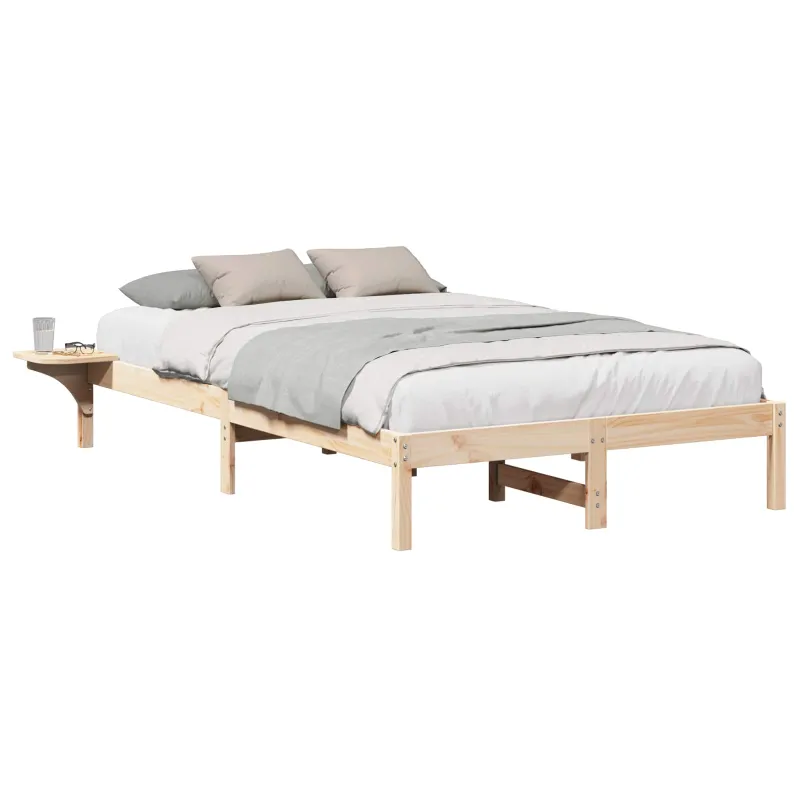 Lovos rėmas Natūrali 120 x 190 cm Kietos pušies mediena